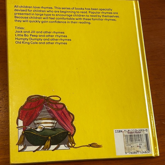 Old King Cole and Other Rhymes (1990) by Gondola Publishing - Ages 3-5 Years - Picture 8 of 9